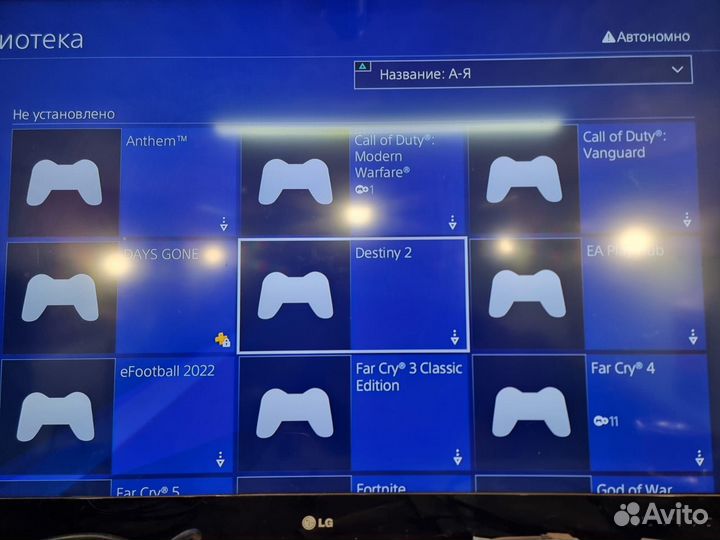 Sony PS4 Slim 1TB Памяти + Закачены игры