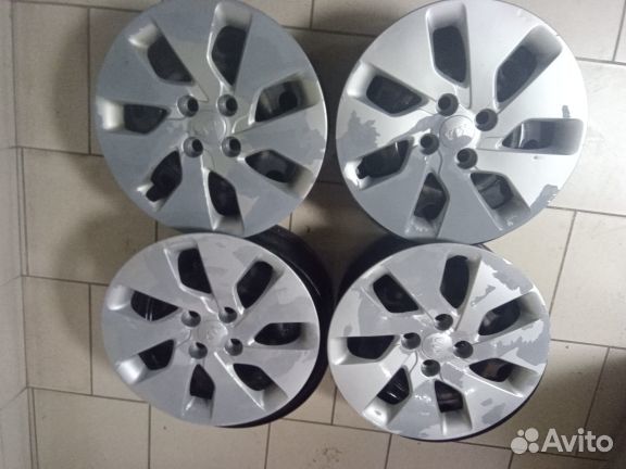 Диски штампованные, r15, Kia Rio, hyundai solaris