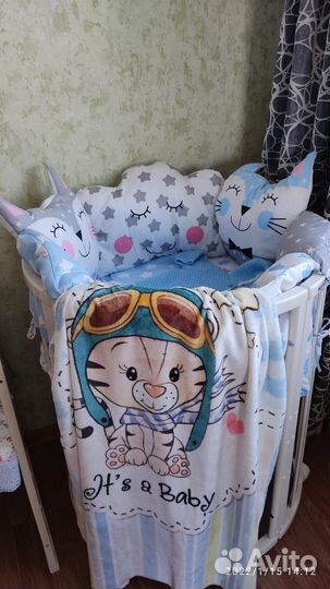 Детская кровать трансформер круглая