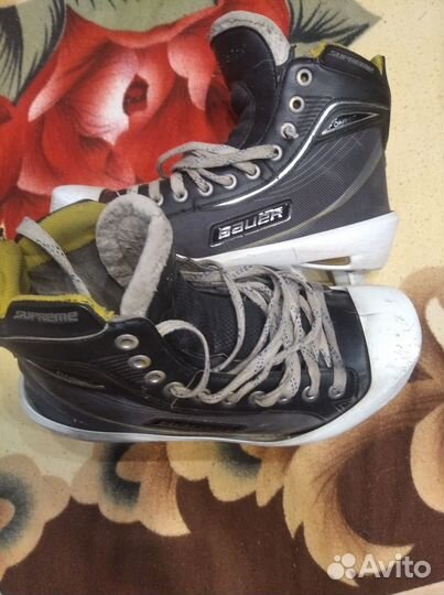 Хоккейные вратарские коньки bauer размер 42