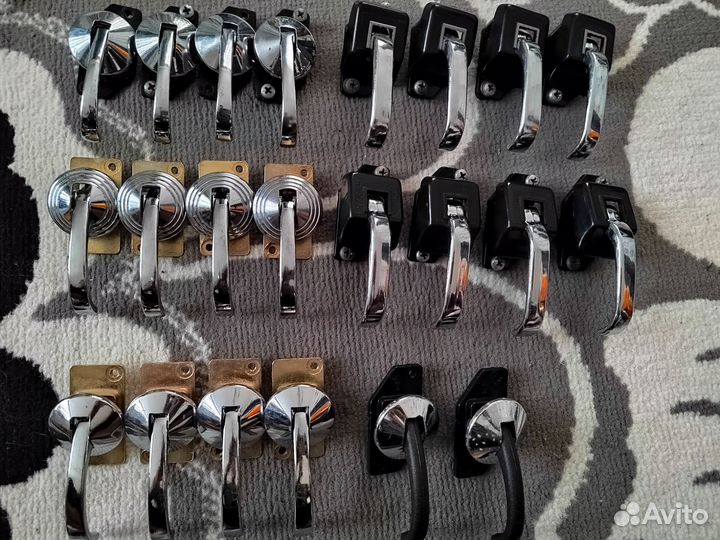 Ручки открывания дверей ваз хром СССР