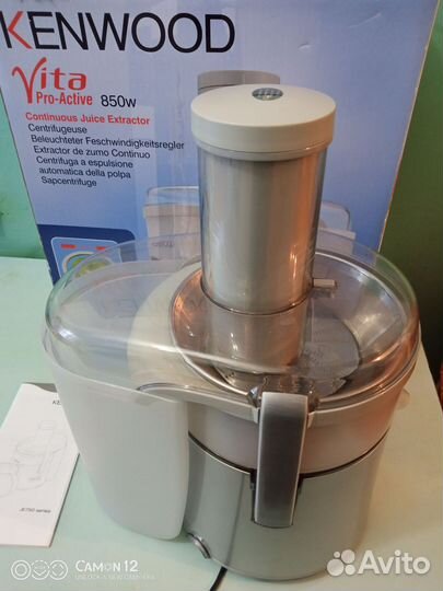 Соковыжималка kenwood vita pro-active 850w
