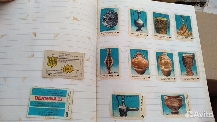 Коллекция этикеток от спичек