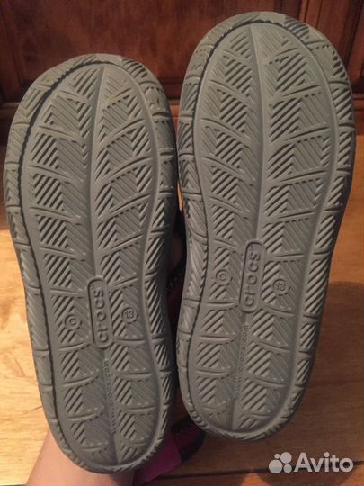 Crocs dual comfort water/aqua shoes c13 новые