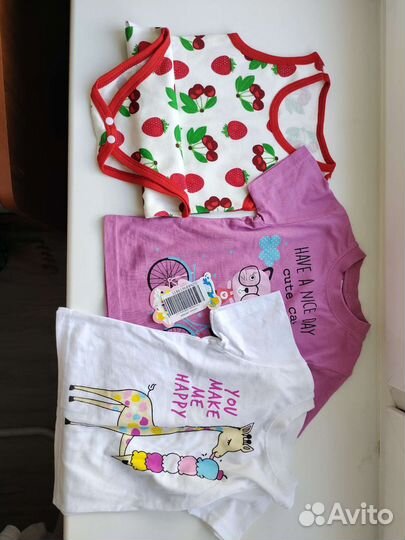Детские вещи пакетом для девочек 80 86