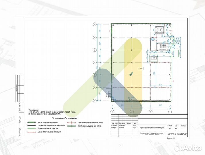 Проект перепланировки нежилых помещений