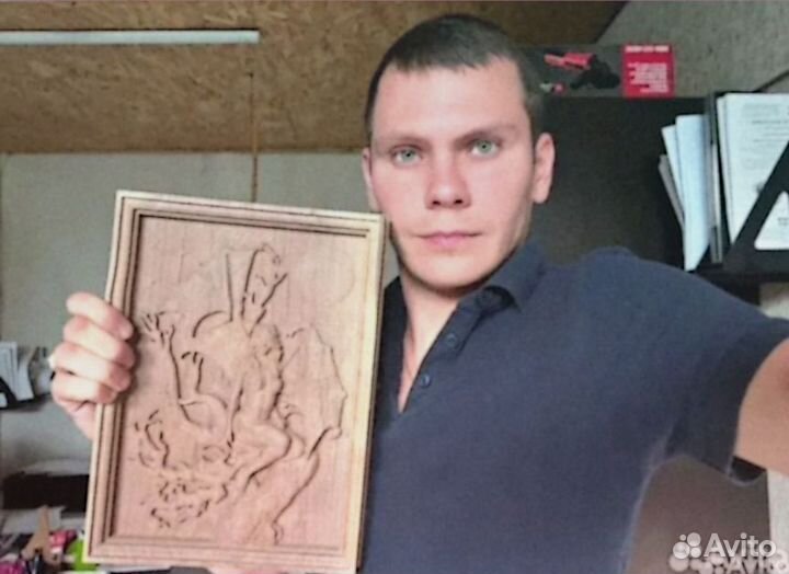 Фрезерный настольный станок чпу дереву и двп