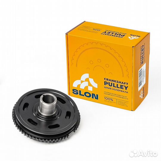 Шкив коленвала ваз-21214 демпфер slon 21214-100
