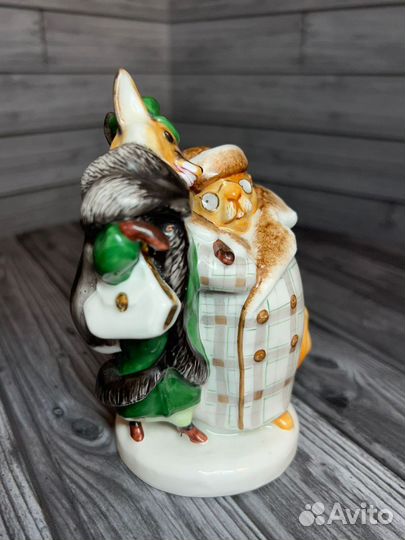 Статуэтка Лиса и бобер. лфз