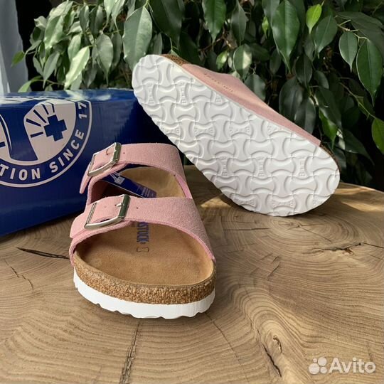 Birkenstock arizona pink сандалии женские