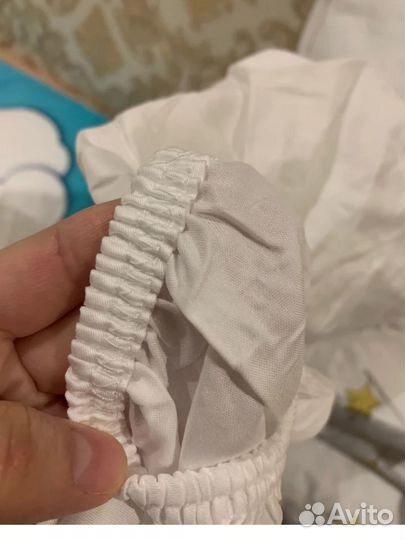 Продам кроватку+матрас овальный+комплект