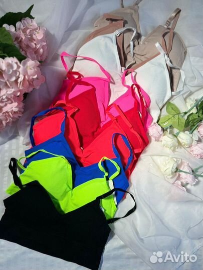 Топ под пиджак. Топ и трусы в рубчик