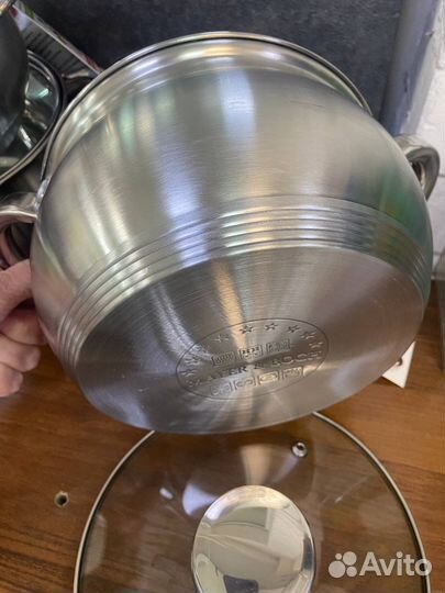 Набор кастрюль новый посуда из нержавейки баки