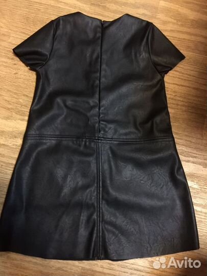 Платье кожа Zara 116 см