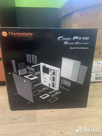 Корпус Thermaltake Core P3 TG snow