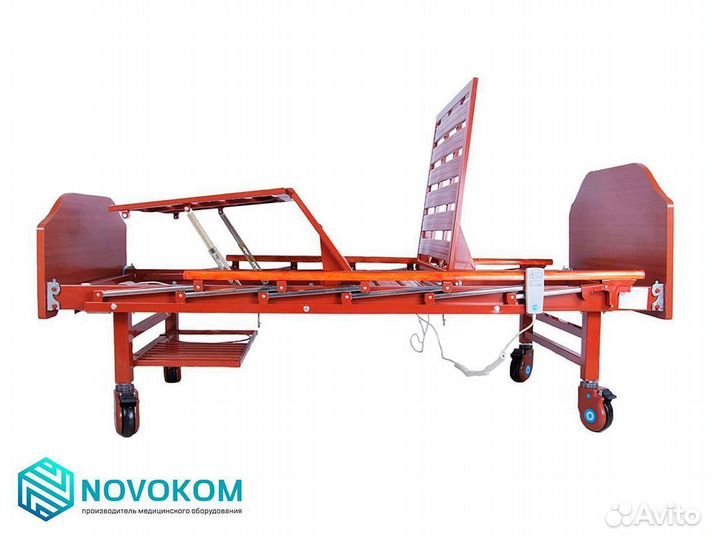 Кровать медицинская DB-7 (ме-2028Н-10) wood