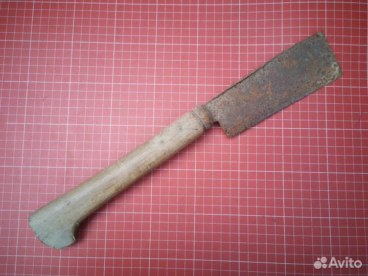 Старый прямой японский топорик Ната в ремонт