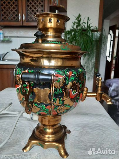 Самовар электрический Тульский,хохлома СССР