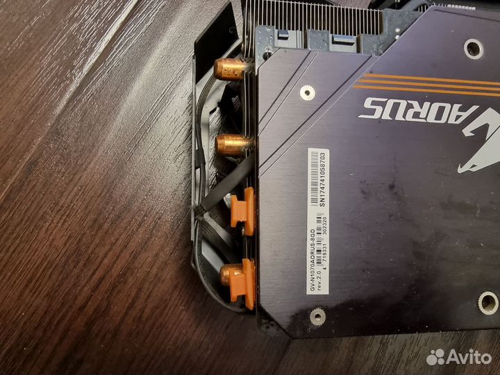 Gtx 1070 8gb gigabyte aorus