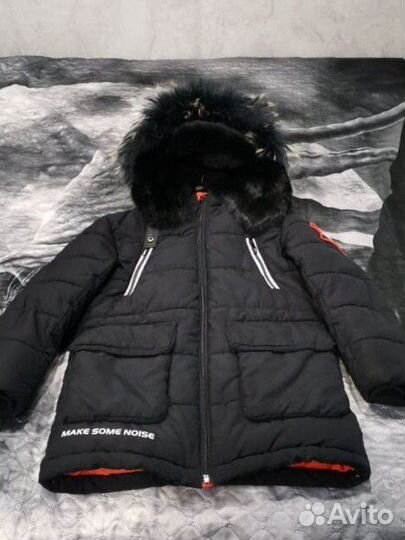 Куртка зимняя с шапкой Gulliver