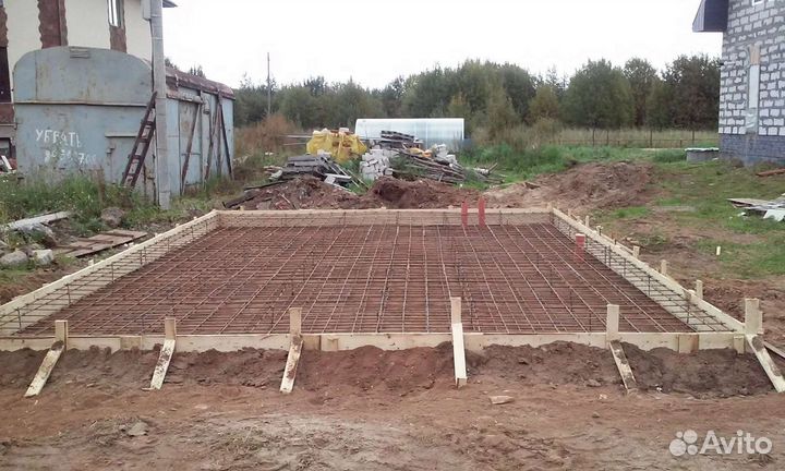 Строительство фундамента