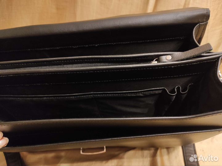 Сумка портфель мужская натуральная кожа
