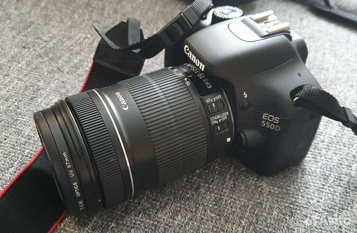 Фотоаппарат canon eos 550d kit 18-135