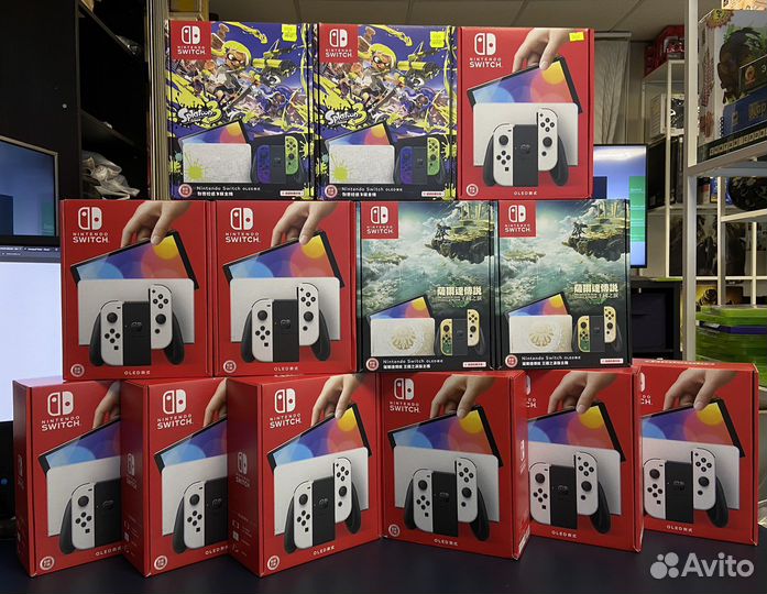 Nintendo Switch Oled Zelda Edition Прошитый