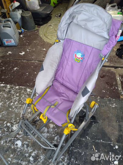 Коляска санки