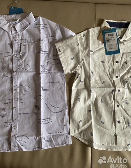 Рубашки новые летние acoola 140