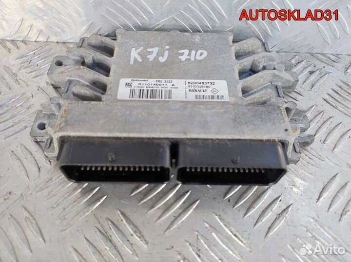 Блок эбу Renault Logan K7J 710 8200483732 Бензин