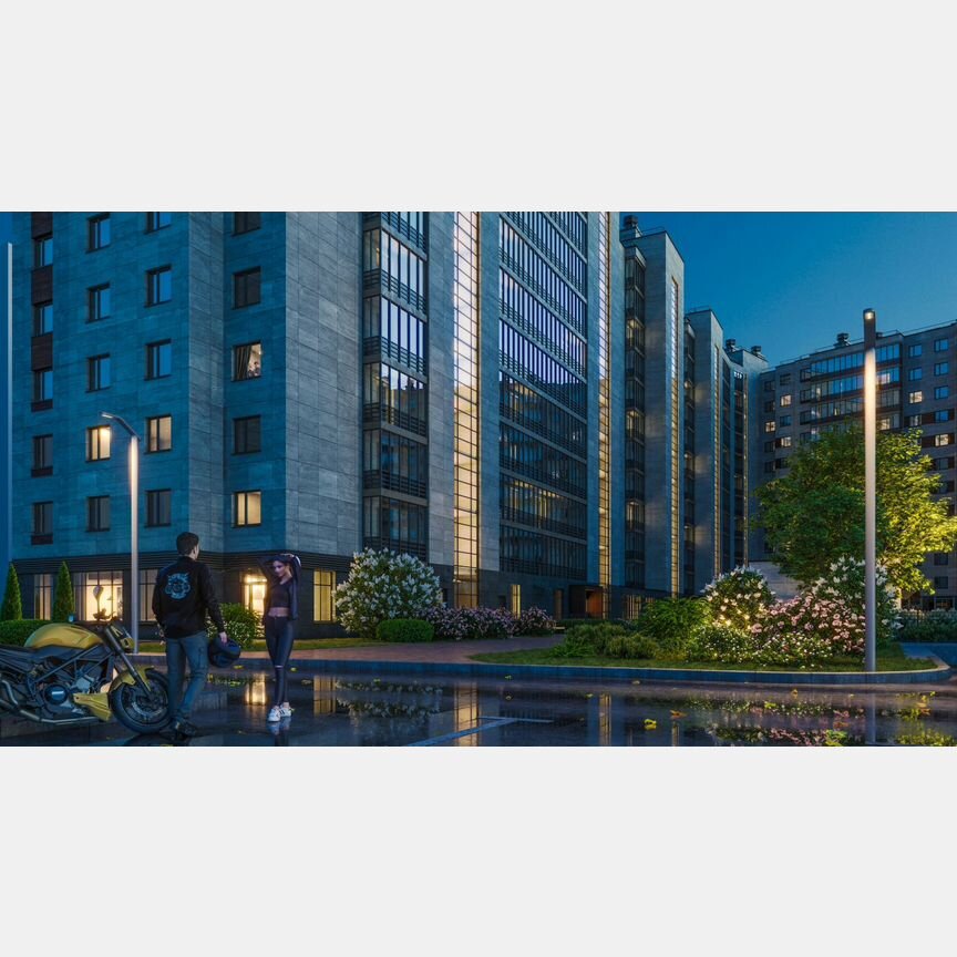 1-к. квартира, 37,8 м², 3/12 эт.