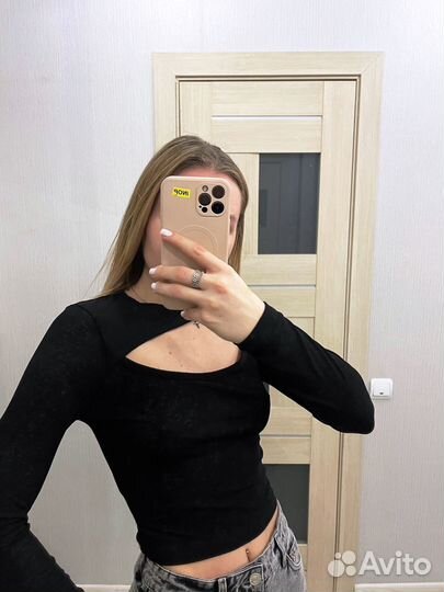 Полупрозрачный лонгслив TOP shop