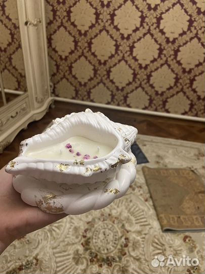 Свечи в гипсе