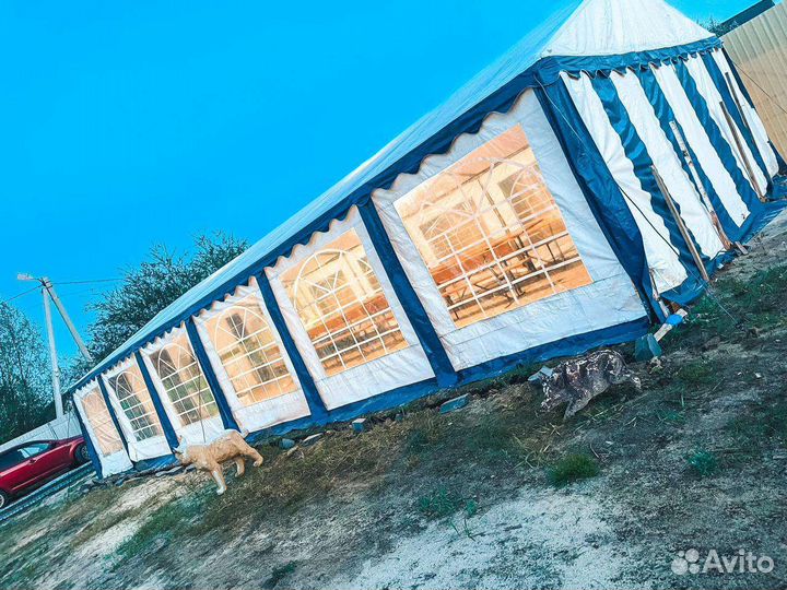 Беседка, Шатер, баня на дровах