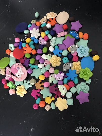 Силиконовые бусины