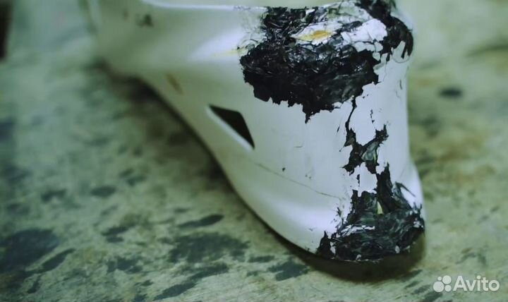 Ремонт вратарского шлема для хоккея