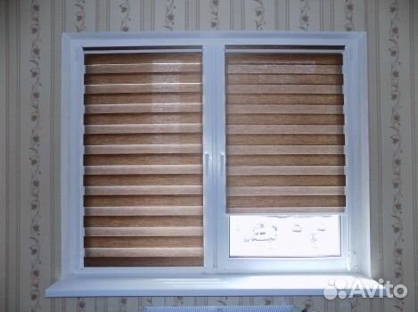 Жалюзи рулонные день ночь