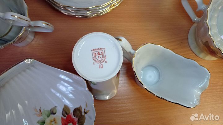 Чайный сервиз, Коростеньский фарфоровый завод СССР