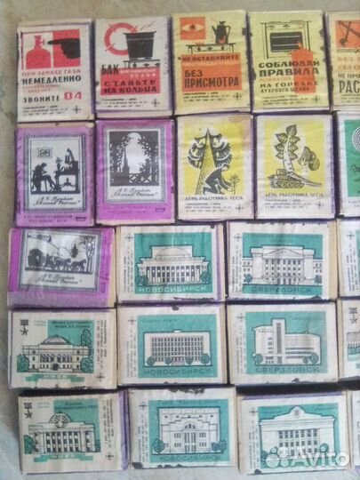 Спички СССР в деревянном коробке