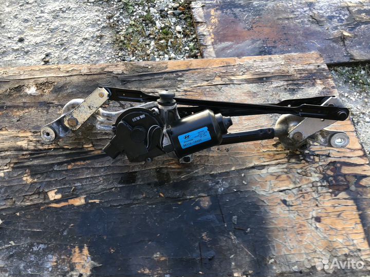 Трапеция дворников с моторчиком Hyundai Solaris