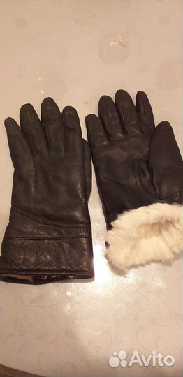 Перчатки женские кожаные 8 размер