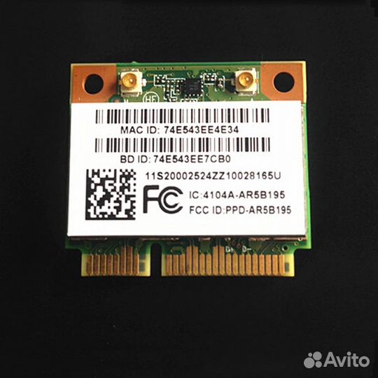 WiFi + BT модуль AR5B195 для ноутбука Lenovo G580