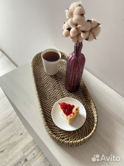 Плетеный поднос