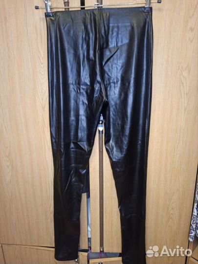 Брюки из искусственной кожи