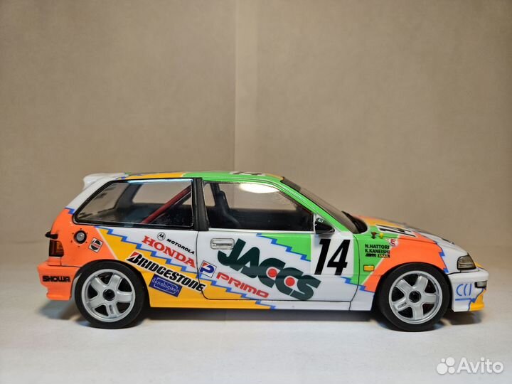 Сборная модель Honda Civic EF jaccs от Platz\NuNu