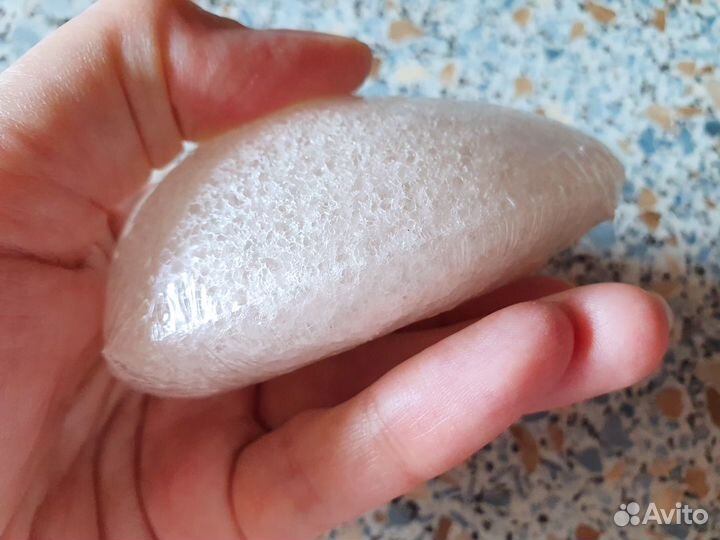 Губка спонж для умывания конжаковый конняку Новый