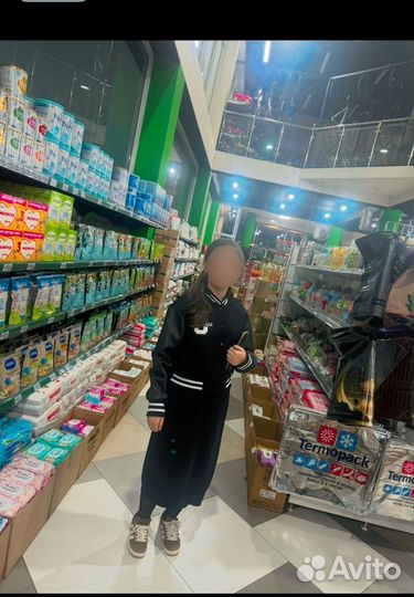 Бомбер женский оверсайз