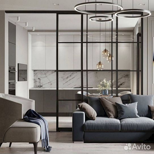 Перегородки для зонирования комнаты