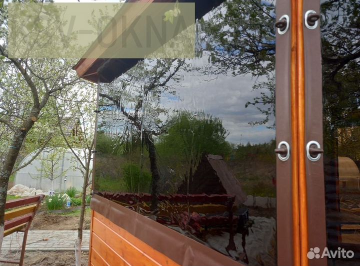 Мягкие окна для беседки